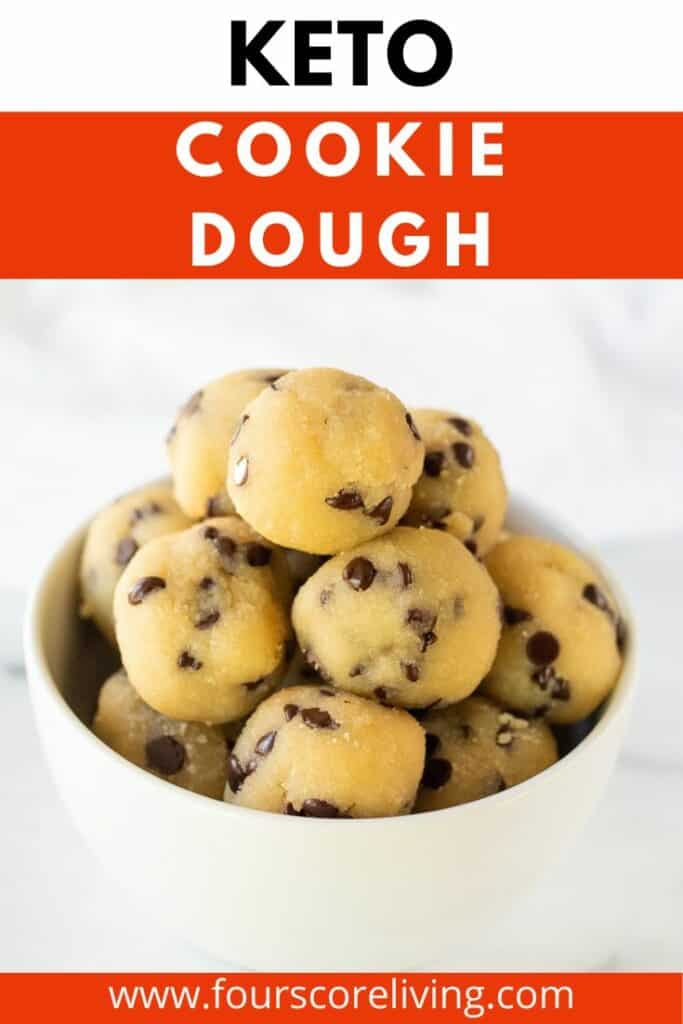 Pinterest photo of Keto Cookie Dough