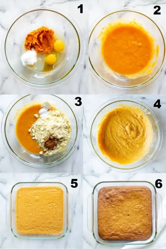 steps on how to make keto pumpkin bars
