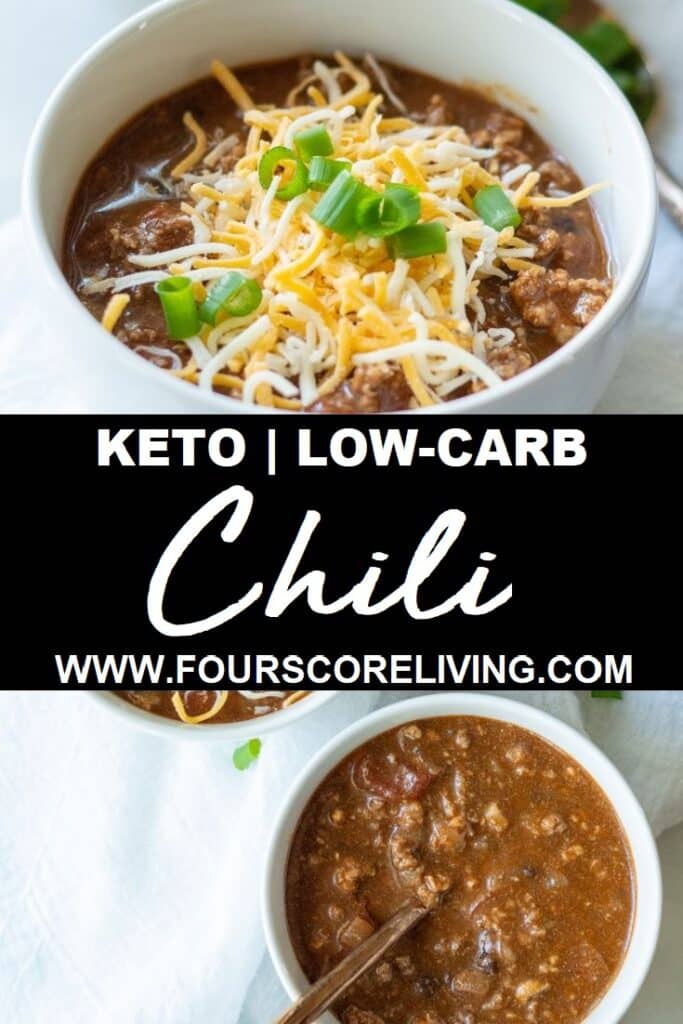 keto chili pinterest pin