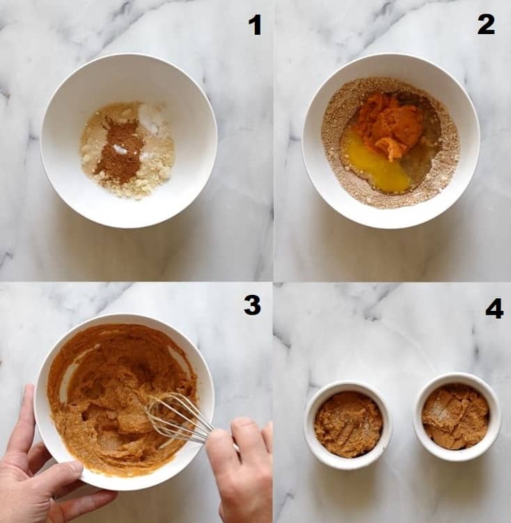 How to make keto pumpkin mug cake
