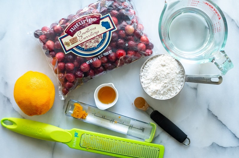 Ingredients in Keto Cranberry Sauce