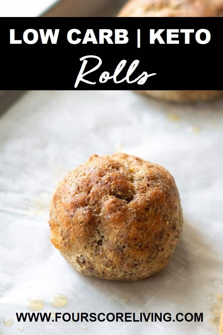 low carb keto roll pinterest pin collage