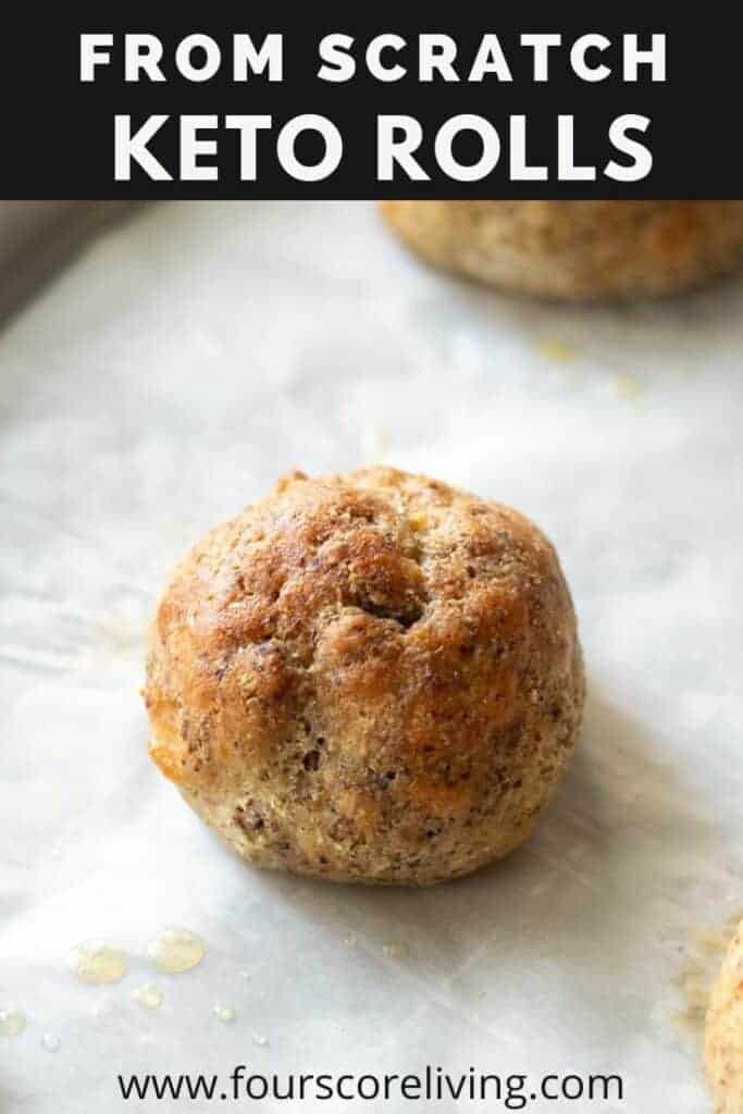 Pinterst photo of homemade Keto Rollls