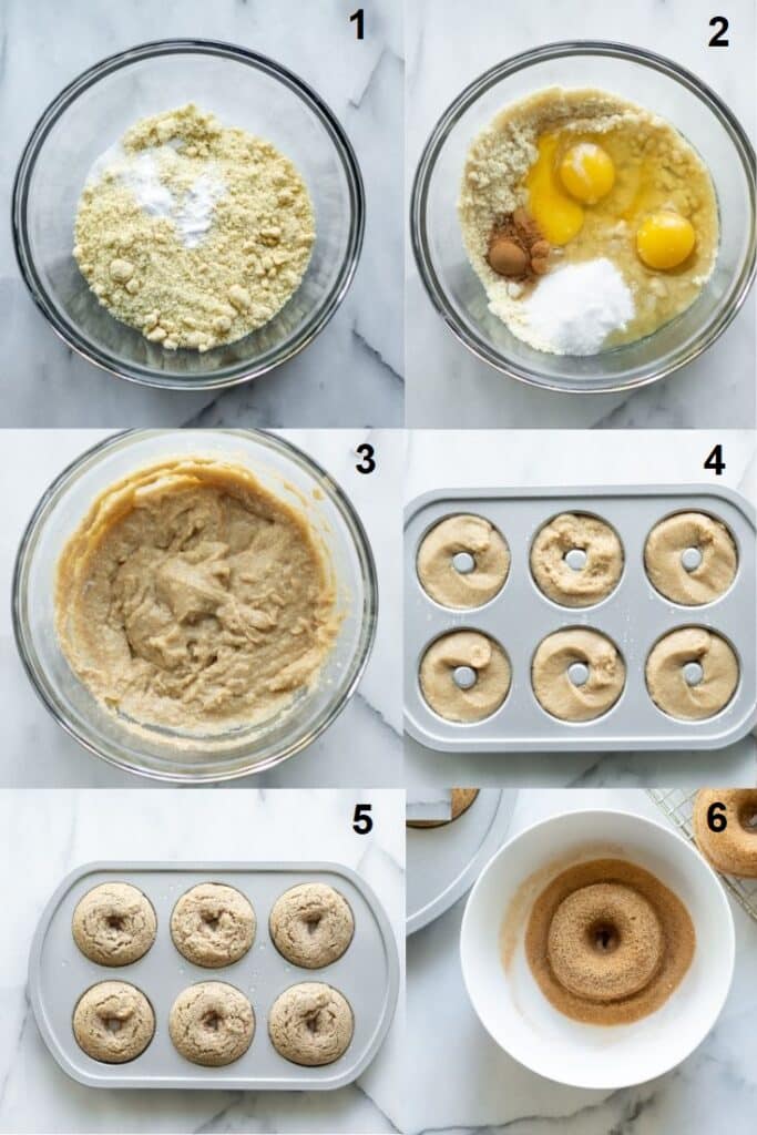 how to make keto cinnamon sugar donuts