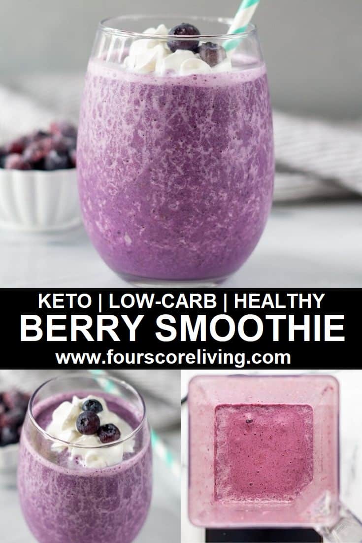 Keto Smoothie Recipes - Keto Berry Smoothie