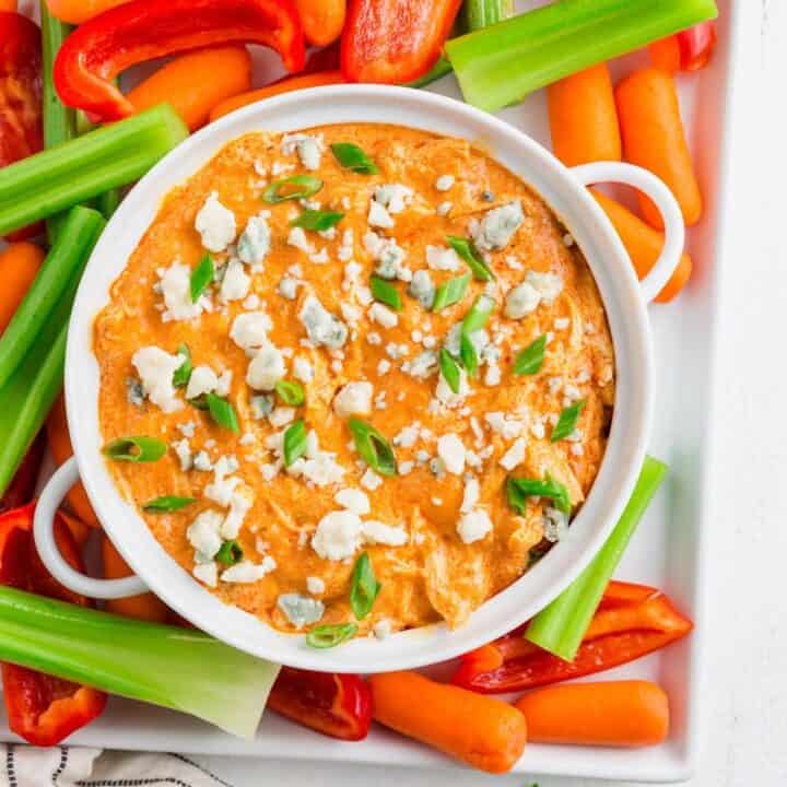 Keto Buffalo Chicken Dip