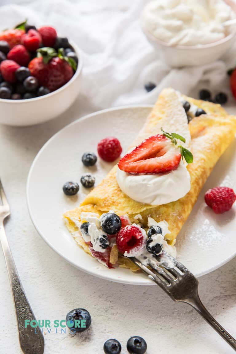 Almond Flour Crepes Four Score Living