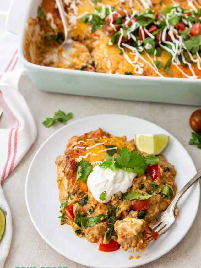 The Easiest Keto Taco Casserole!