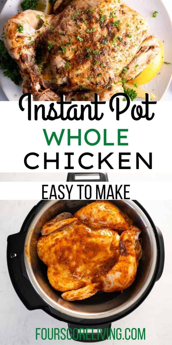 How to Make Instant Pot Whole Chicken - The Real Food Dietitians