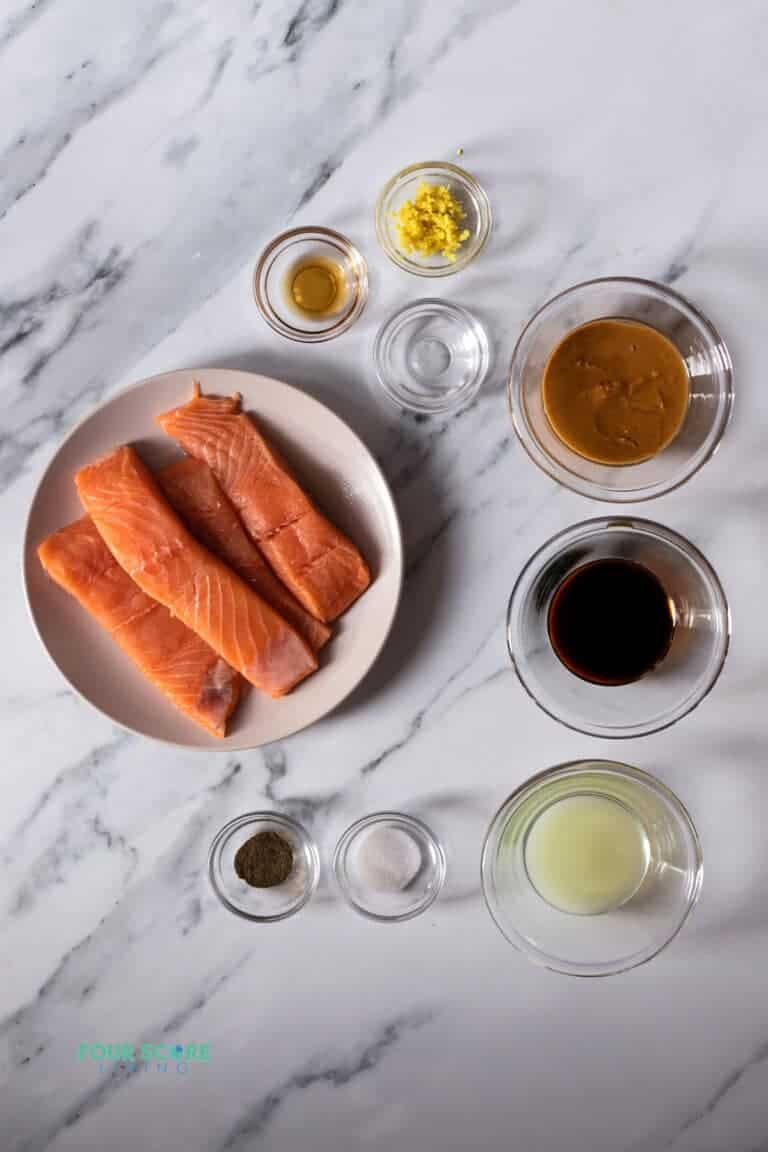 Peanut Butter Glazed Salmon