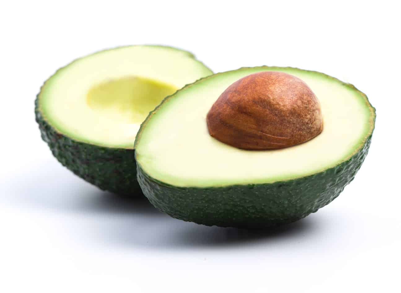 avocado cut in half