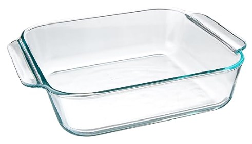Pyrex square glass baking dish