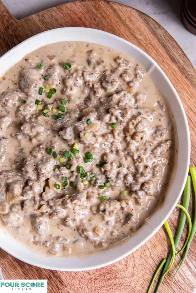 Keto Sausage Gravy