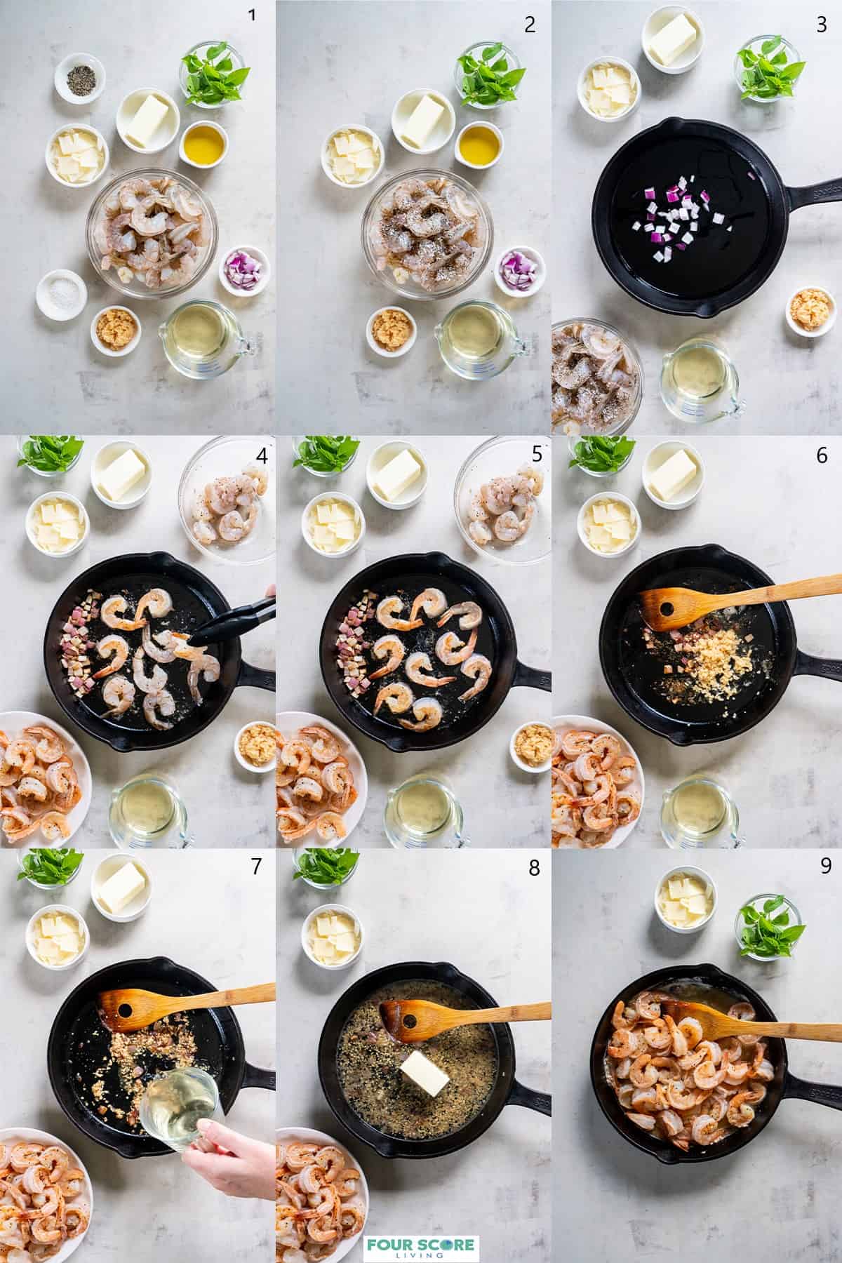 Keto Shrimp Scampi - Four Score Living